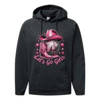 Western Cowgirl Rodeo Disco Retro Bachelorette Party Performance Fleece Hoodie