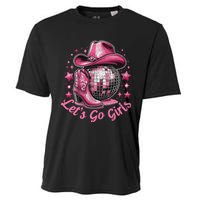 Western Cowgirl Rodeo Disco Retro Bachelorette Party Cooling Performance Crew T-Shirt