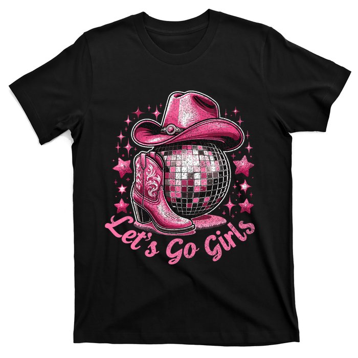 Western Cowgirl Rodeo Disco Retro Bachelorette Party T-Shirt