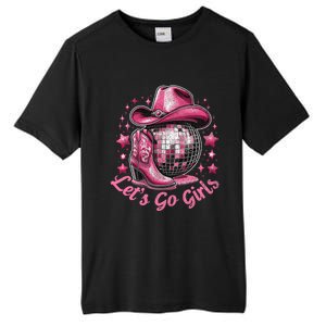 Western Cowgirl Rodeo Disco Retro Bachelorette Party Tall Fusion ChromaSoft Performance T-Shirt