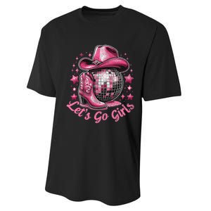 Western Cowgirl Rodeo Disco Retro Bachelorette Party Performance Sprint T-Shirt