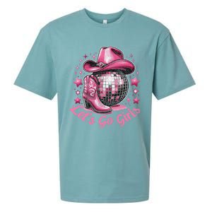 Western Cowgirl Rodeo Disco Retro Bachelorette Party Sueded Cloud Jersey T-Shirt