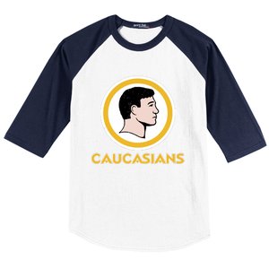 Washington Caucasians Redskins Baseball Sleeve Shirt