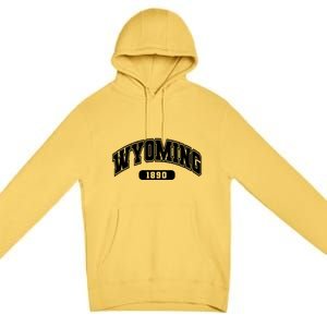 Wyoming Collegiate Style 1890 Premium Pullover Hoodie