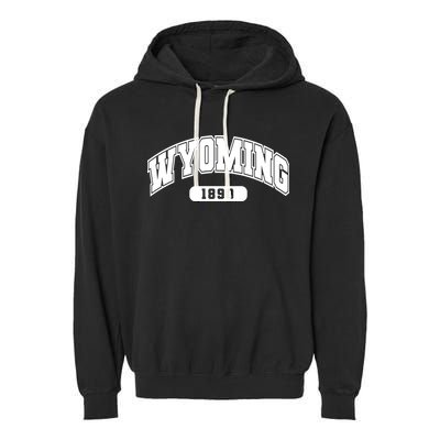 Wyoming Collegiate Style 1890 Garment-Dyed Fleece Hoodie