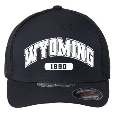 Wyoming Collegiate Style 1890 Flexfit Unipanel Trucker Cap