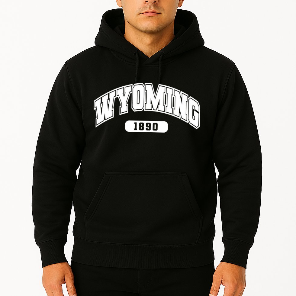 Wyoming Collegiate Style 1890 Hoodie