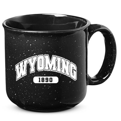 Wyoming Collegiate Style 1890 15oz Campfire Ceramic Mug