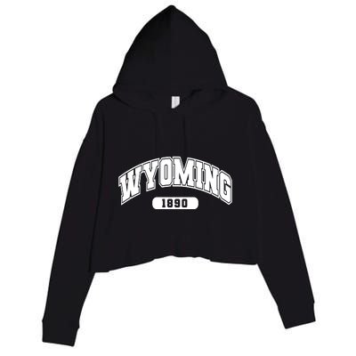 Wyoming Collegiate Style 1890 Crop Fleece Hoodie