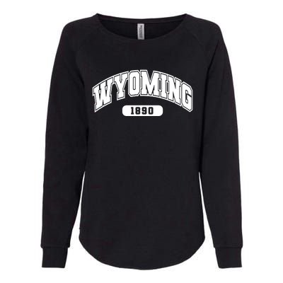 Wyoming Collegiate Style 1890 Womens California Wash Sweatshirt