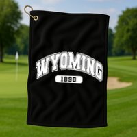 Wyoming Collegiate Style 1890 Golf Towel