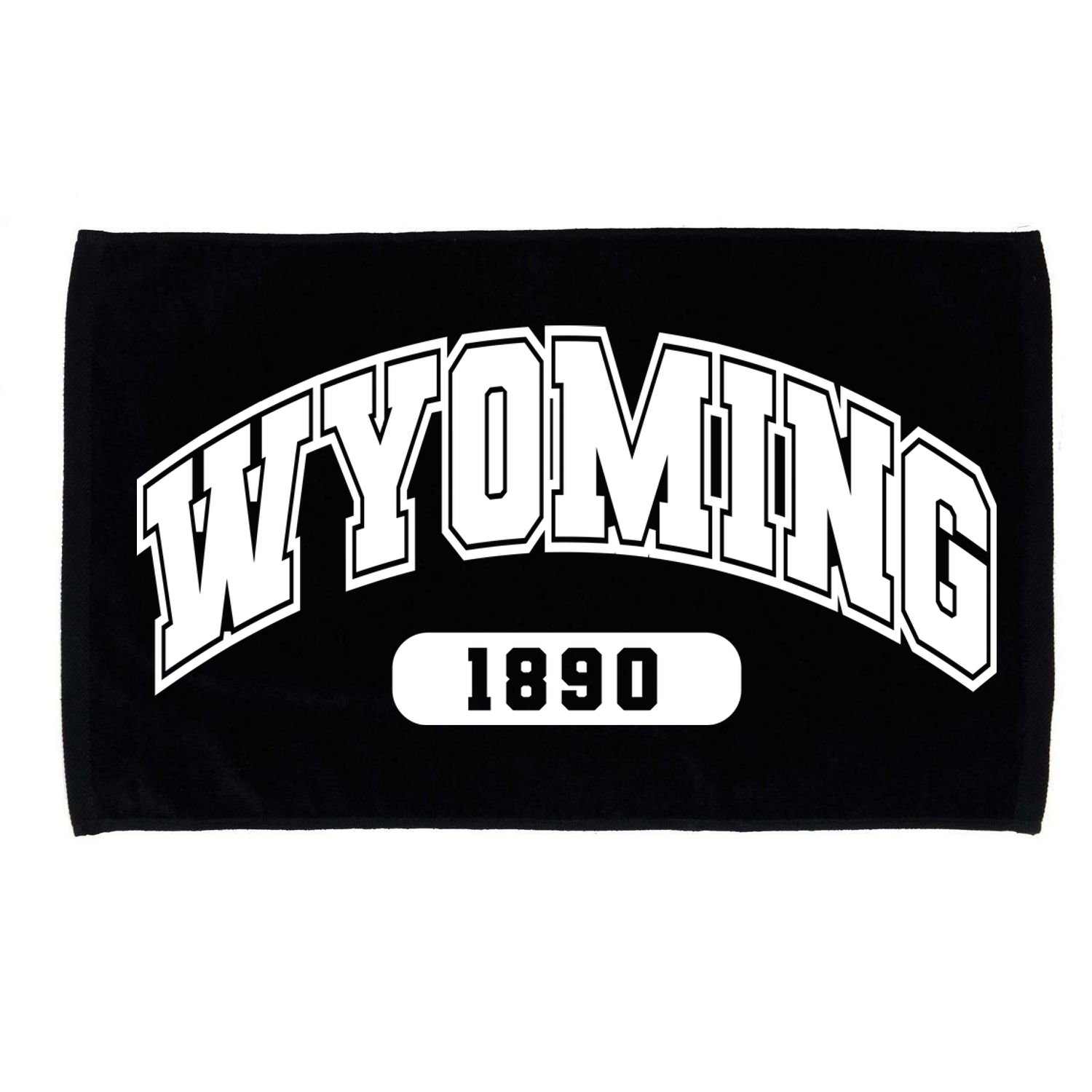 Wyoming Collegiate Style 1890 Microfiber Hand Towel