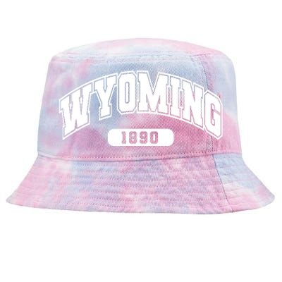 Wyoming Collegiate Style 1890 Tie-Dyed Bucket Hat