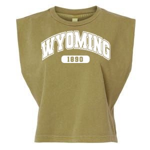 Wyoming Collegiate Style 1890 Garment-Dyed Women's Muscle Tee