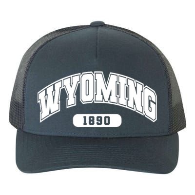 Wyoming Collegiate Style 1890 Yupoong Adult 5-Panel Trucker Hat