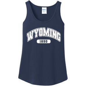 Wyoming Collegiate Style 1890 Ladies Essential Tank