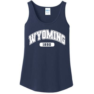 Wyoming Collegiate Style 1890 Ladies Essential Tank