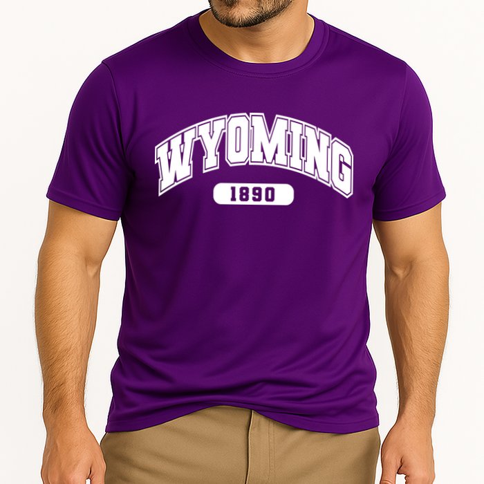 Wyoming Collegiate Style 1890 Performance Shirt