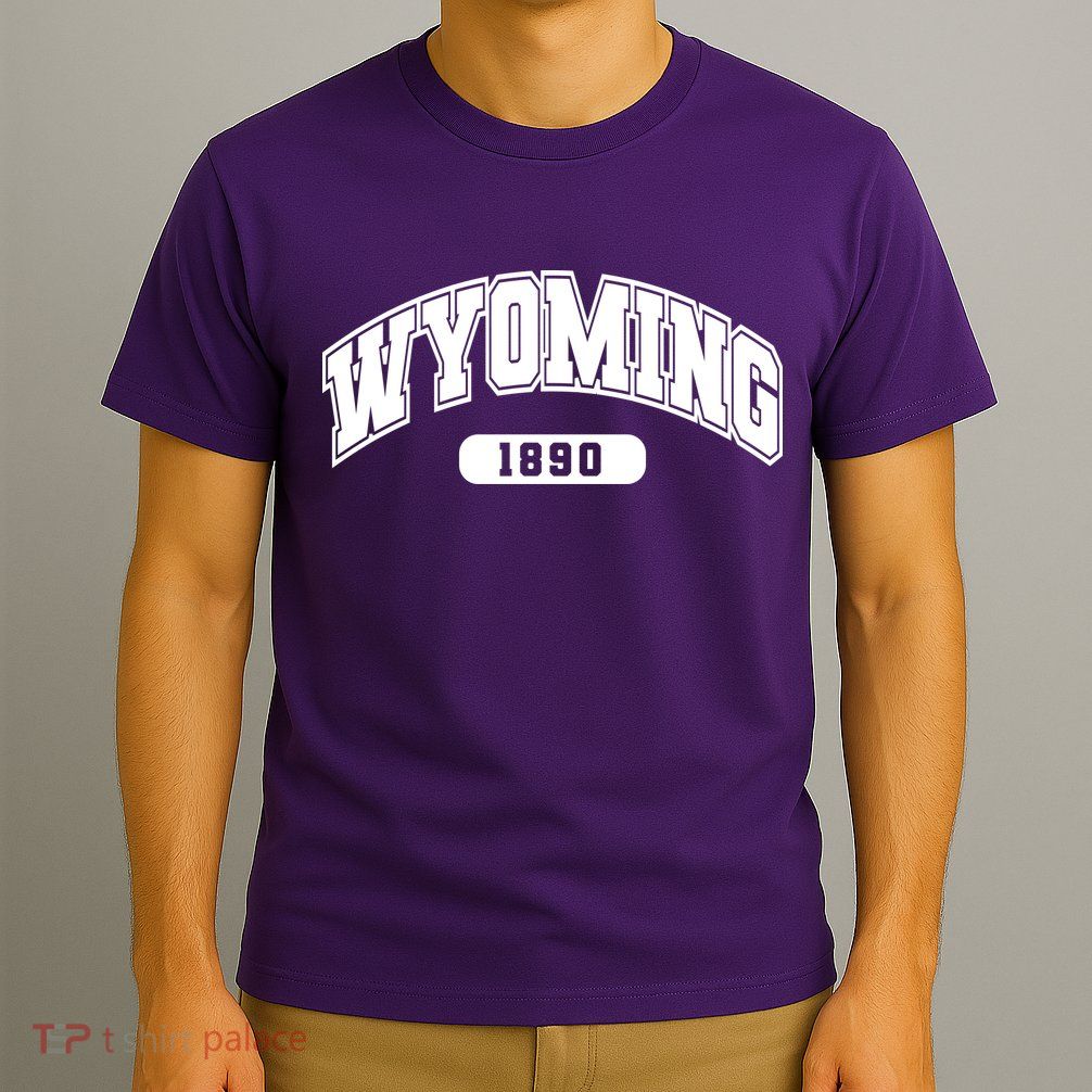 Wyoming Collegiate Style 1890 T-Shirt