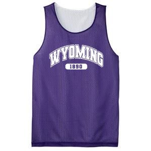 Wyoming Collegiate Style 1890 Mesh Reversible Basketball Jersey Tank