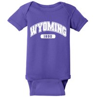Wyoming Collegiate Style 1890 Baby Bodysuit