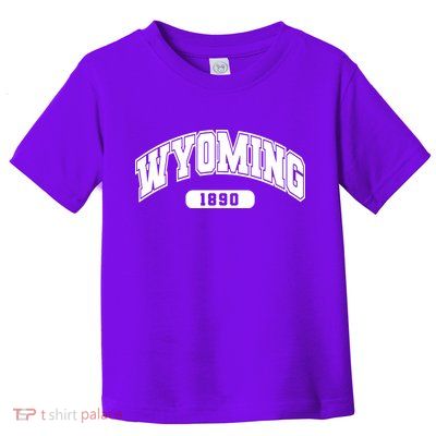 Wyoming Collegiate Style 1890 Toddler T-Shirt