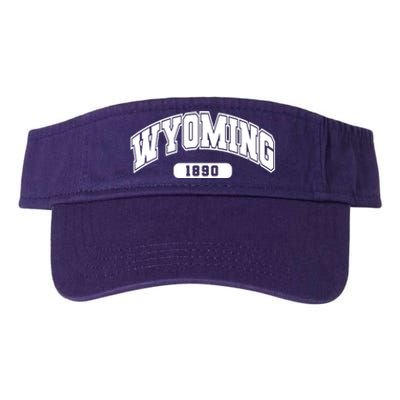 Wyoming Collegiate Style 1890 Valucap Bio-Washed Visor