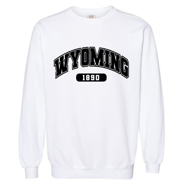 Wyoming Collegiate Style 1890 Garment-Dyed Sweatshirt