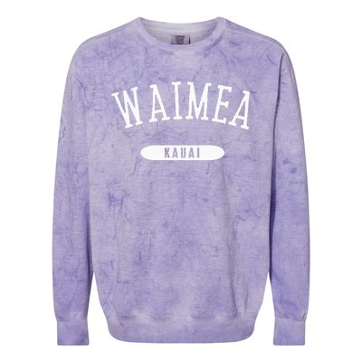 Waimea Classic Style Waimea Kauai Hawaii Hi Colorblast Crewneck Sweatshirt