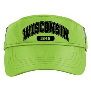 Wisconsin Collegiate Style 1848 Adult Drive Performance Visor