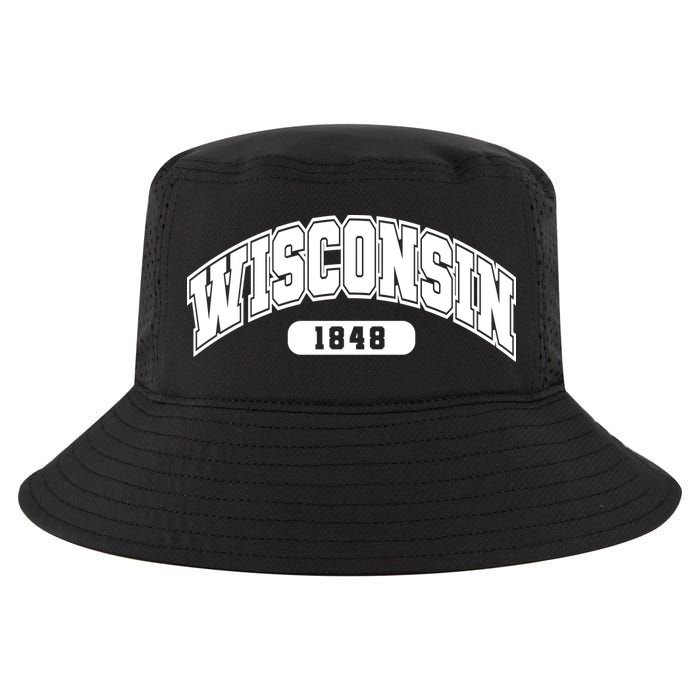 Wisconsin Collegiate Style 1848 Cool Comfort Performance Bucket Hat