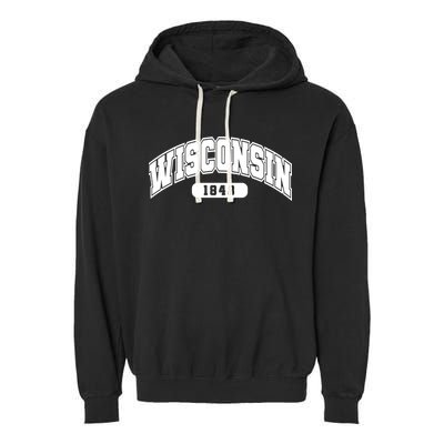 Wisconsin Collegiate Style 1848 Garment-Dyed Fleece Hoodie