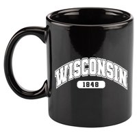 Wisconsin Collegiate Style 1848 11oz C Handle Ceramic Mug
