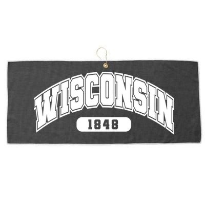 Wisconsin Collegiate Style 1848 Large Microfiber Waffle Golf Towel