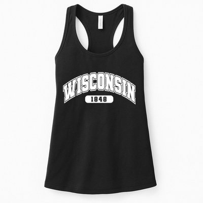 Wisconsin Collegiate Style 1848 Womens Tank Top