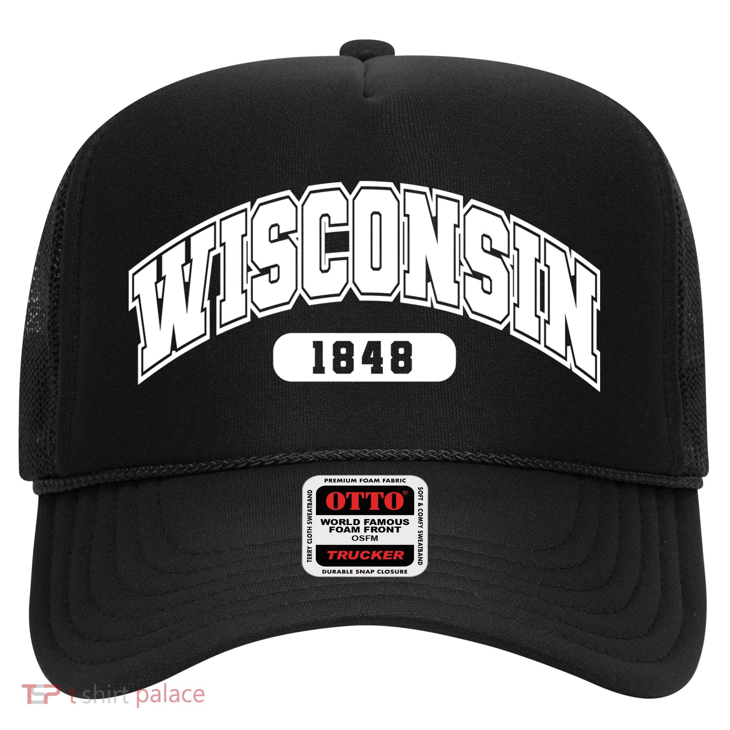 Wisconsin Collegiate Style 1848 Trucker Hat