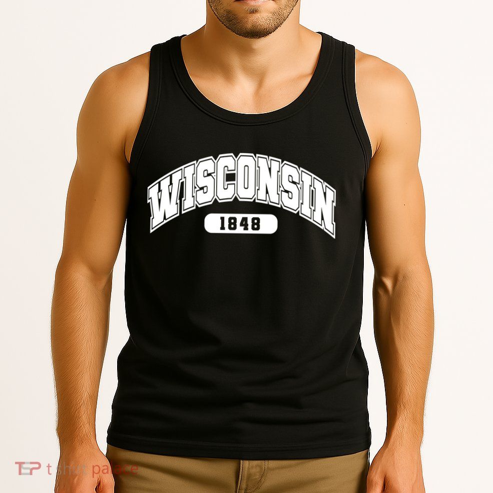 Wisconsin Collegiate Style 1848 Tank Top