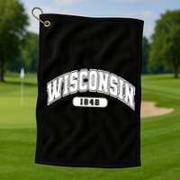 Wisconsin Collegiate Style 1848 Golf Towel