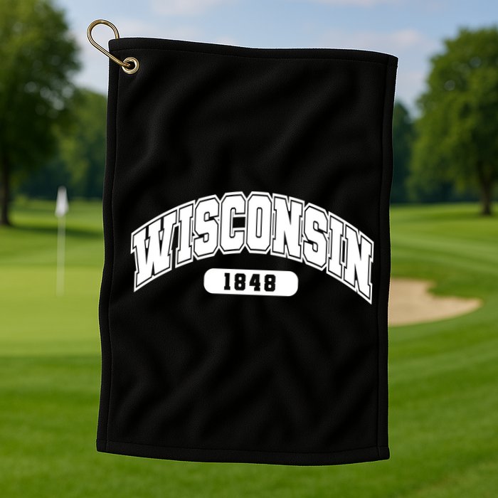 Wisconsin Collegiate Style 1848 Golf Towel