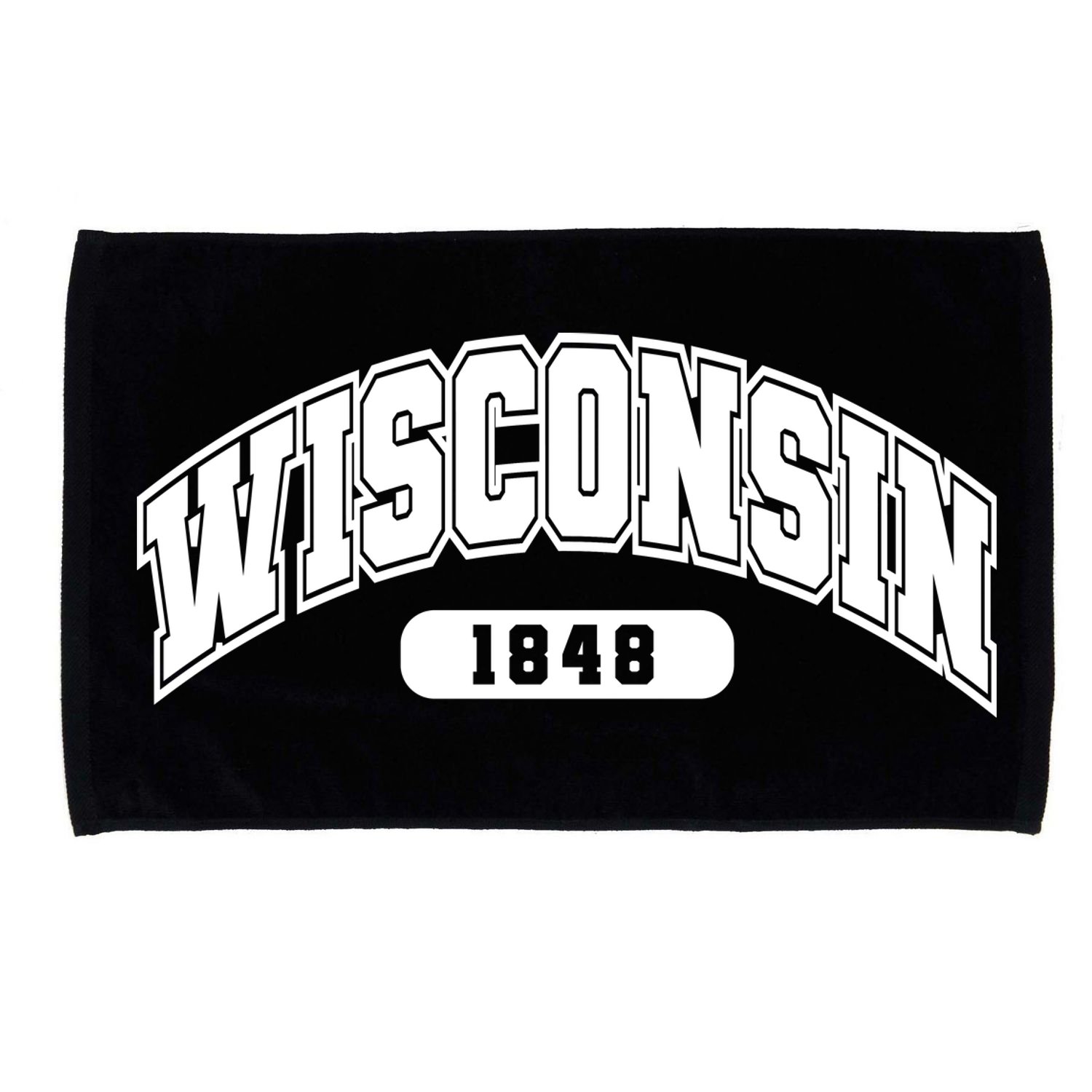 Wisconsin Collegiate Style 1848 Microfiber Hand Towel