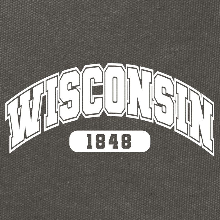 Wisconsin Collegiate Style 1848 Cotton Canvas Backpack
