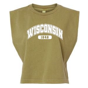 Wisconsin Collegiate Style 1848 Garment-Dyed Women's Muscle Tee