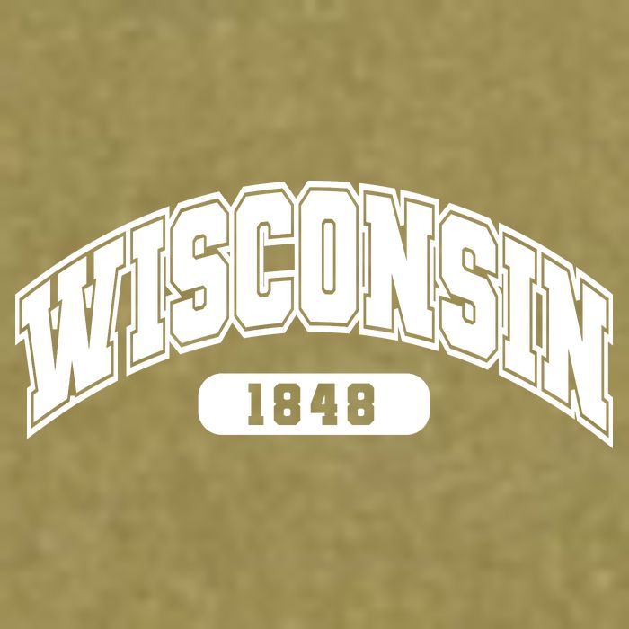 Wisconsin Collegiate Style 1848 Garment-Dyed Women's Muscle Tee