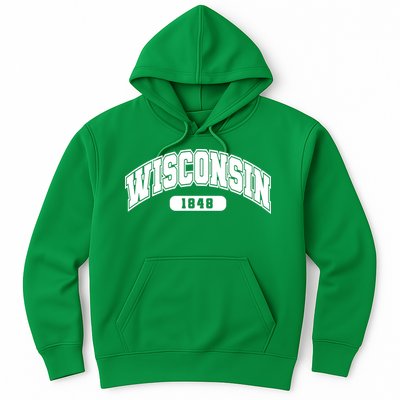 Wisconsin Collegiate Style 1848 Hoodie