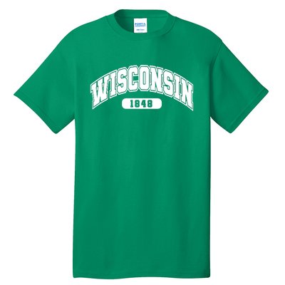 Wisconsin Collegiate Style 1848 Tall T-Shirt