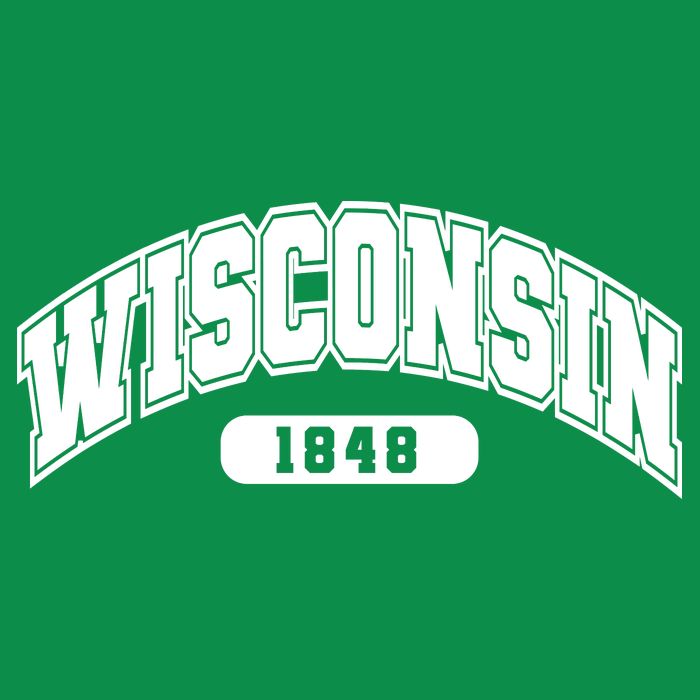 Wisconsin Collegiate Style 1848 Baby Bodysuit