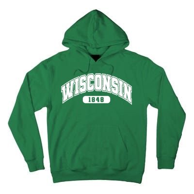 Wisconsin Collegiate Style 1848 Tall Hoodie