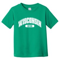 Wisconsin Collegiate Style 1848 Toddler T-Shirt