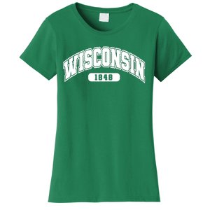 Wisconsin Collegiate Style 1848 Women's T-Shirt