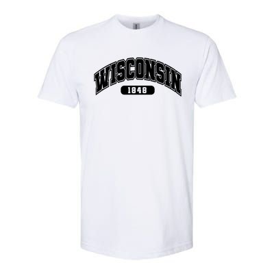 Wisconsin Collegiate Style 1848 Softstyle® CVC T-Shirt